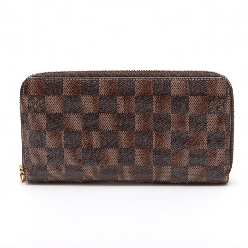 Auth Preowned Louis Vuitton damier zippy wallet